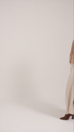 Tahlia Boho Blouse in Tatraaz Sienna – Detail view | AJIRAH #Tatraaz Sienna