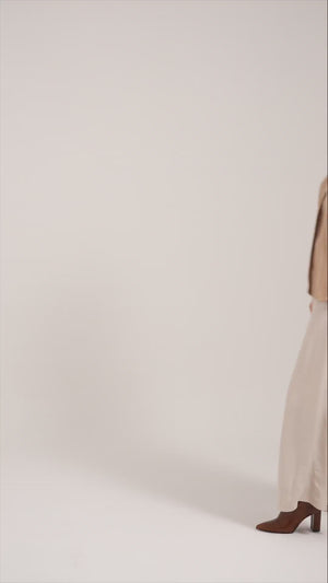 Luna Lyocell Shirt in Stone – Reel | AJIRAH #Stone